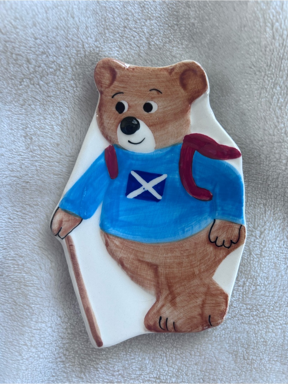 VTG Whittard of Chelsea Hand-Painted British Bears Collection Scotland Tea Tidy